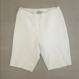 White Biker Shorts